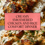 Best Smothered Chicken and Rice Recipe