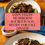 Mouthwatering Mushroom Bourguignon: A Vegan Delight Recipe