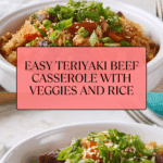 Teriyaki beef casserole Recipe