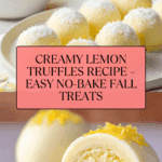 Creamy Lemon Truffles Recipe