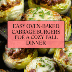 Oven-Baked Cabbage Burgers Recipe