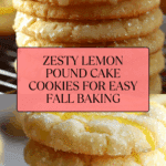Delightfully Zesty Lemon Pound Cake Cookies Recipe