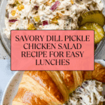 Savory Dill Pickle Chicken Salad Recipe