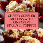 Cherry Cobbler Muffins Recipe