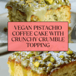 Vegan Pistachio Coffee Cake Recipe