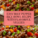 Beef Pepper Rice Bowl