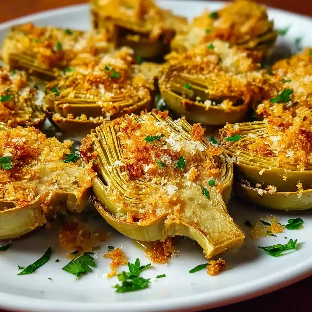 Crispy Parmesan Artichoke Hearts Recipe - Recipe Image