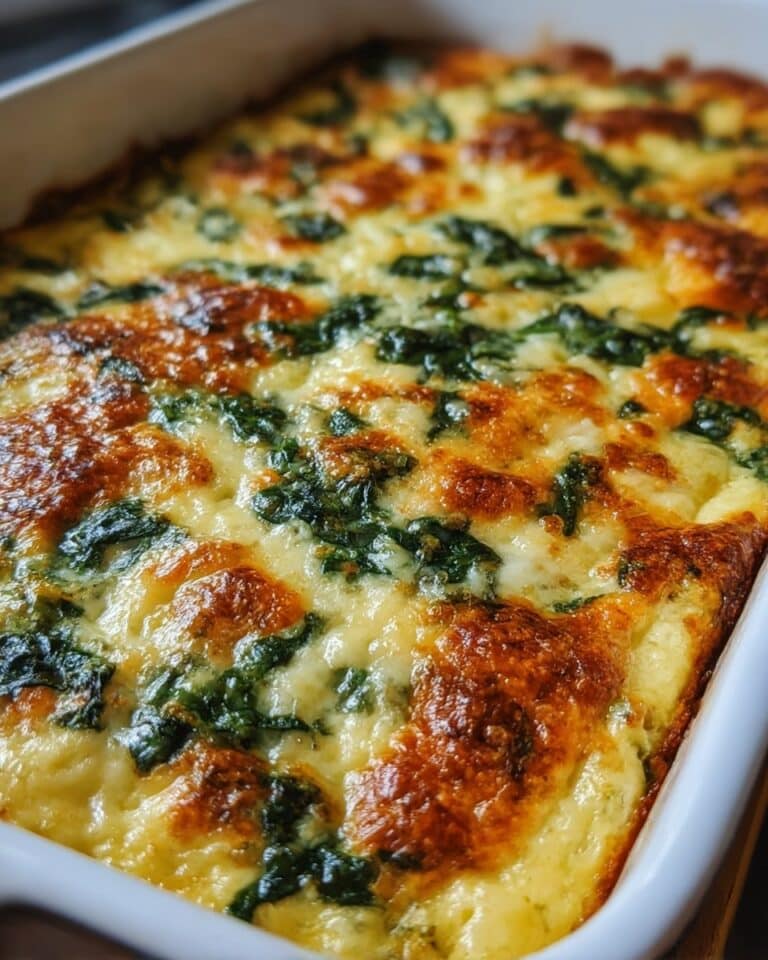 Spinach Cottage Cheese Egg Bake – High Protein, No Fuss Recipe