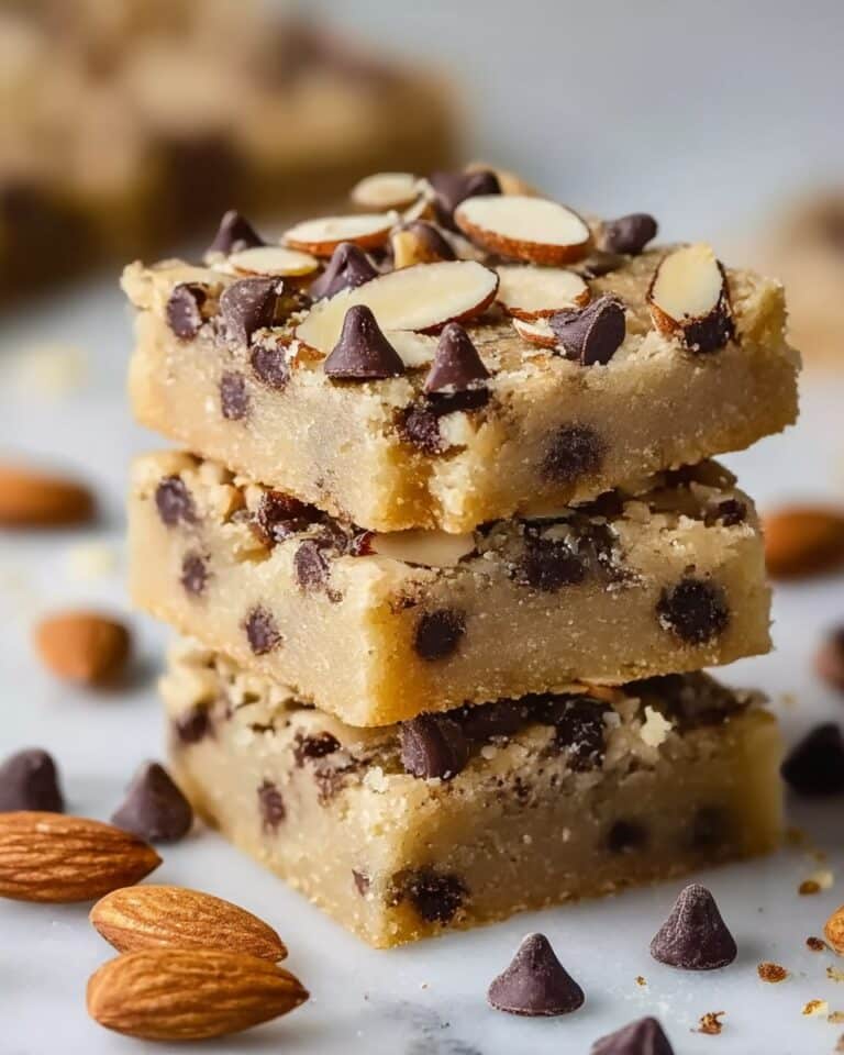 Chocolate Almond Toffee Bars Recipe