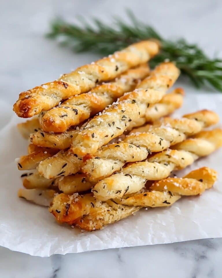 Rosemary Parmesan Cheese Straws Recipe