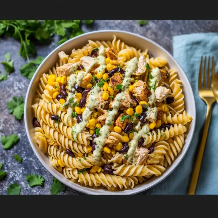 BBQ Chicken Pasta Salad Recipe