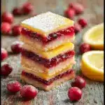 Cranberry Lemon Bars Recipe