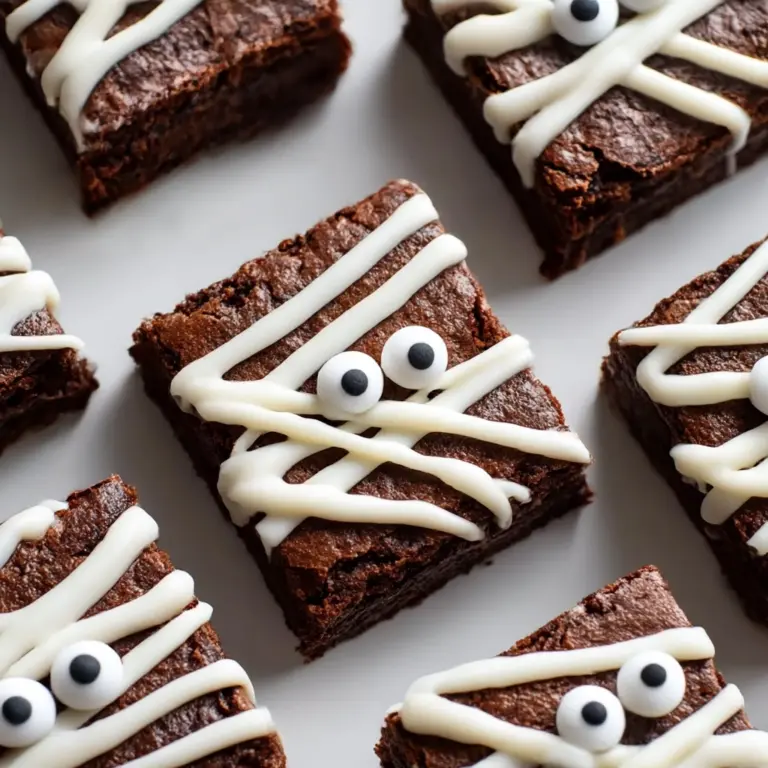 Mummy Brownies Recipe
