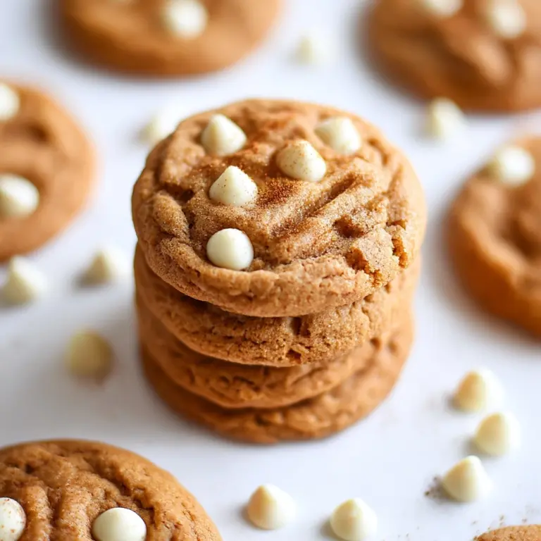 White Chocolate Pumpkin Snickerdoodles Recipe