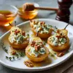 Elegant Blue Cheese Stuffed Pears Recipe