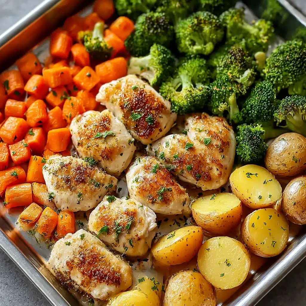 Parmesan Crusted Chicken Sheet Pan Dinner
- Recipe Image
