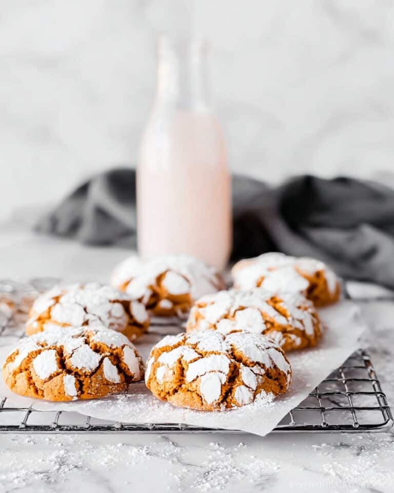 Pumpkin Spice Crinkle Cookies Recipe