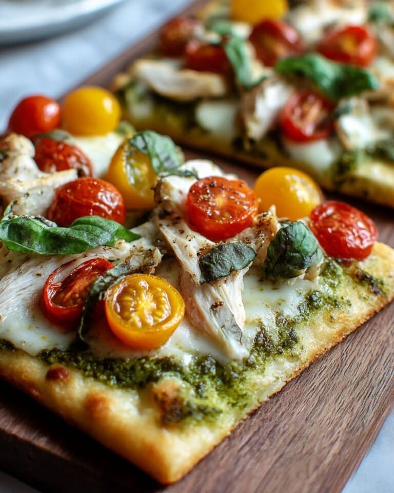 Chicken Pesto Flatbread: The Ultimate Quick & Flavorful Meal Recipe