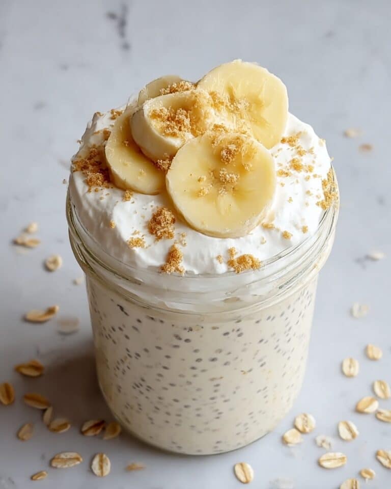 Banana Cream Pie Overnight Oats Recipe