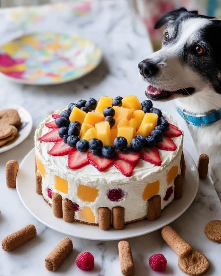 No-Bake Yogurt Cake for Dogs Recipe