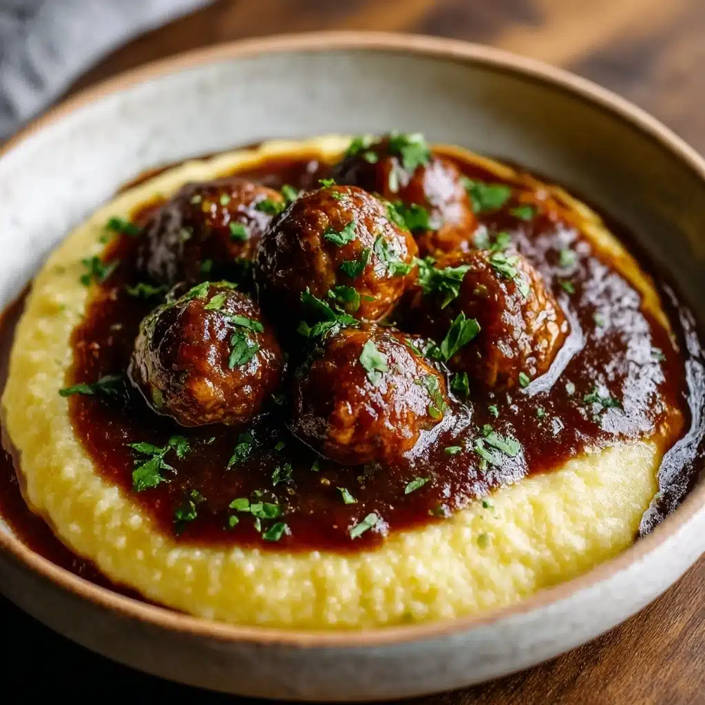 Red Wine Braised Meatballs Recipe - Recipe Image