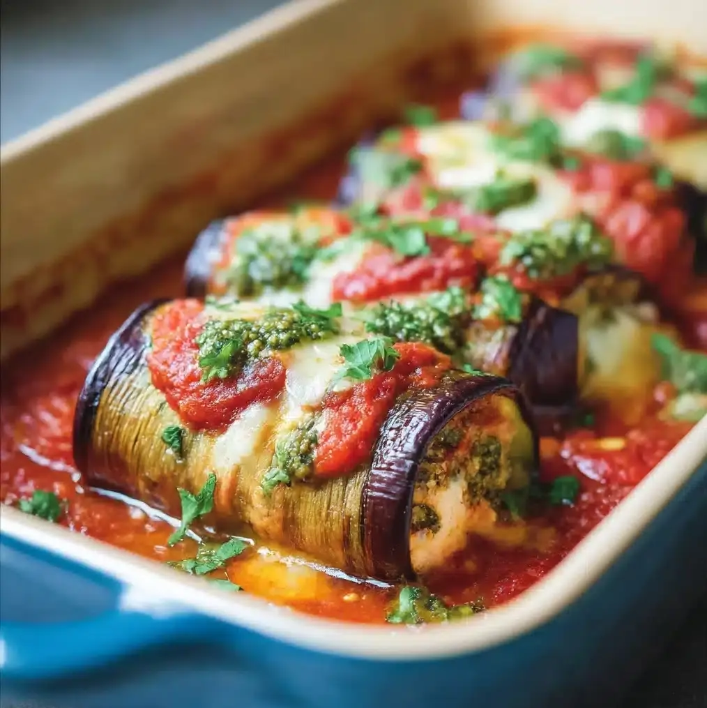 Healthy Eggplant Rollatini Recipe