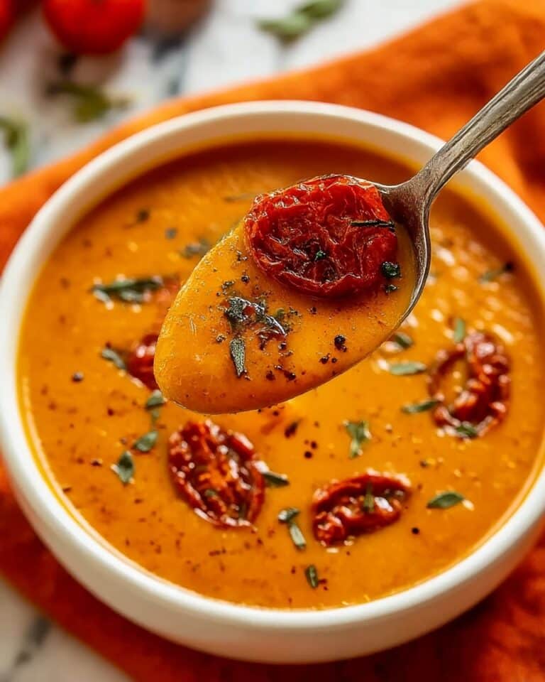 Best Creamy Roasted Garlic Tomato Soup Recipe