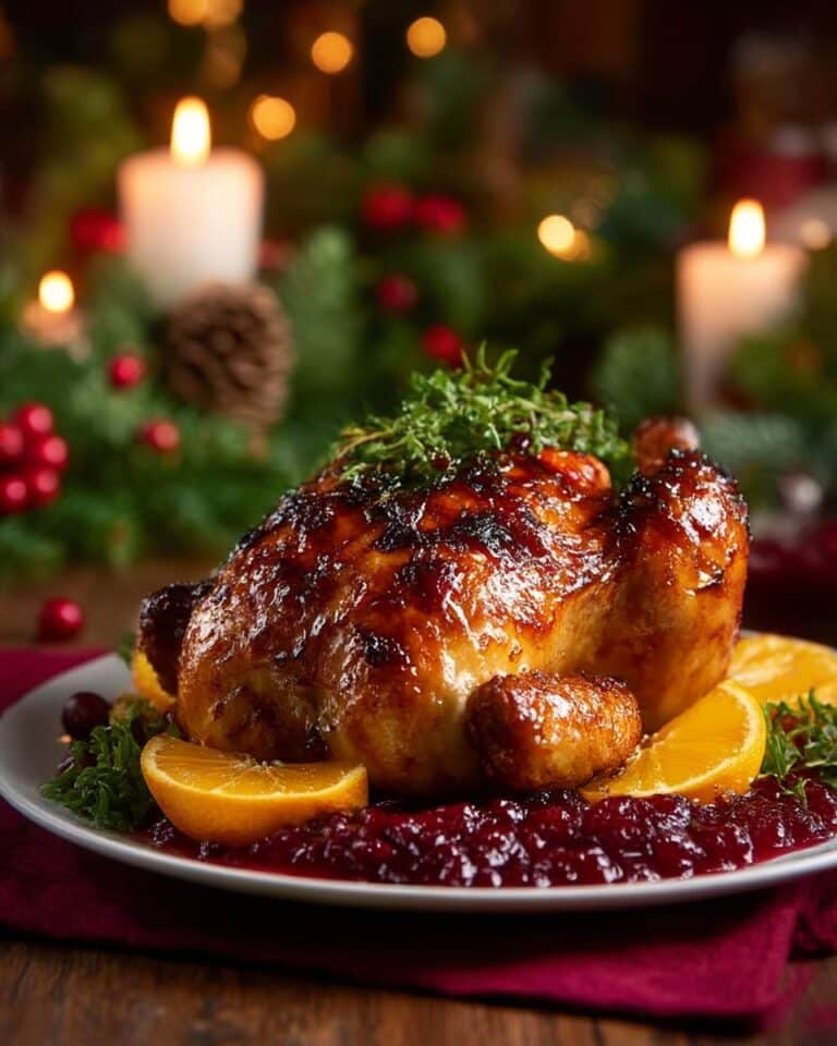 Cranberry Orange Herb-Infused Slow Cooker Turkey Breast Recipe