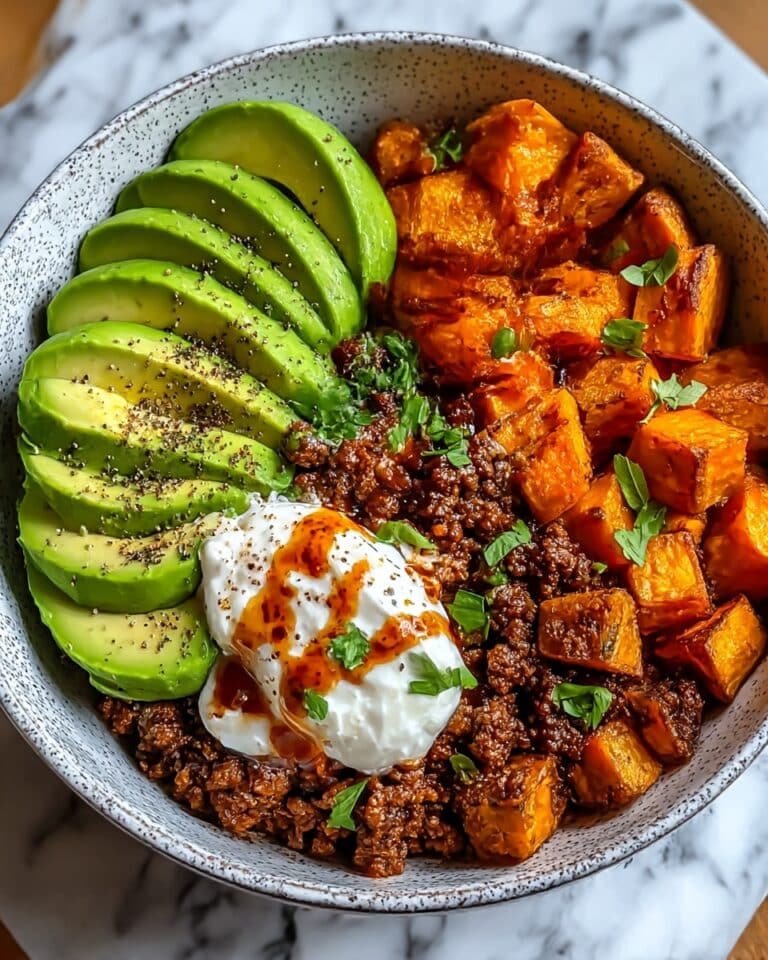 Ground Beef Hot Honey Bowl Recipe