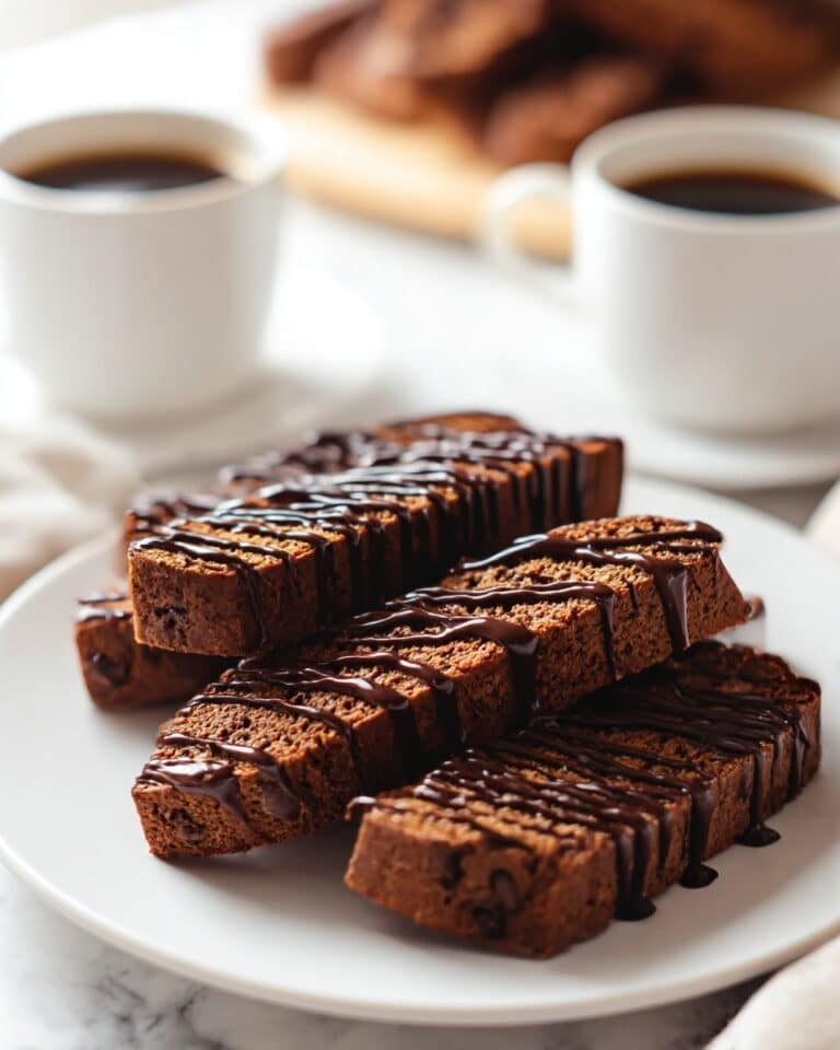 Dark Chocolate Espresso Biscotti Recipe