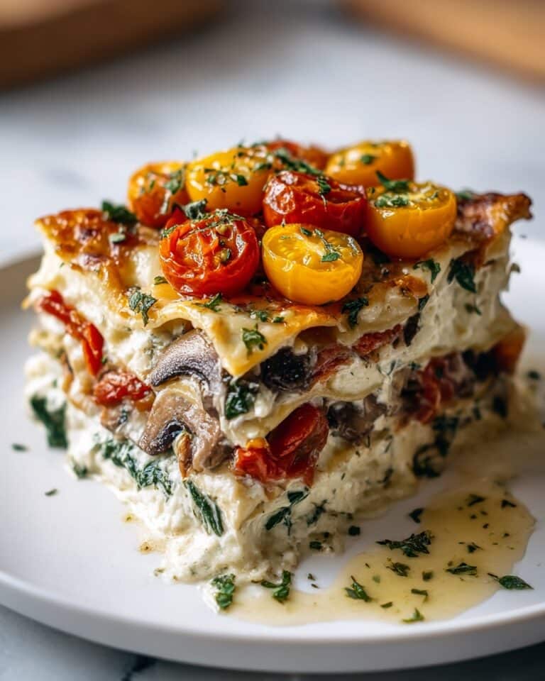 Loaded Veggie White Lasagna: A Healthy Twist on Tradition Recipe