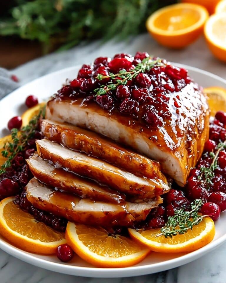 Cranberry Orange Glazed Turkey Breast Recipe