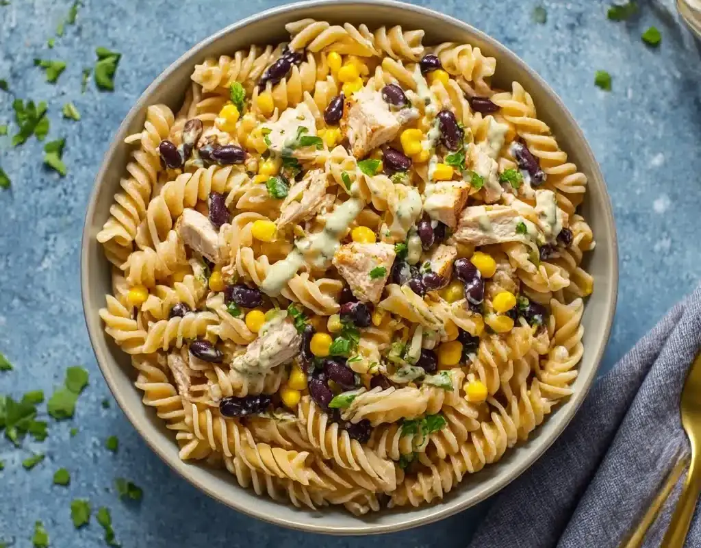 BBQ Chicken Pasta Salad Recipe
