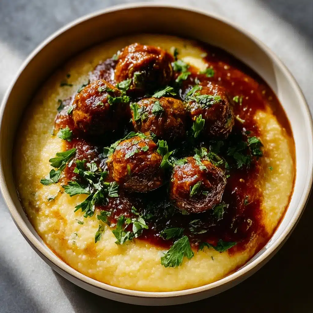 Red Wine Braised Meatballs Recipe - Recipe Image