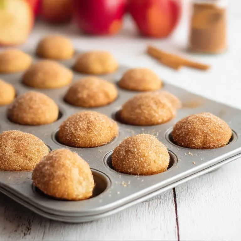 Apple Cider Donut Mini Muffins Recipe