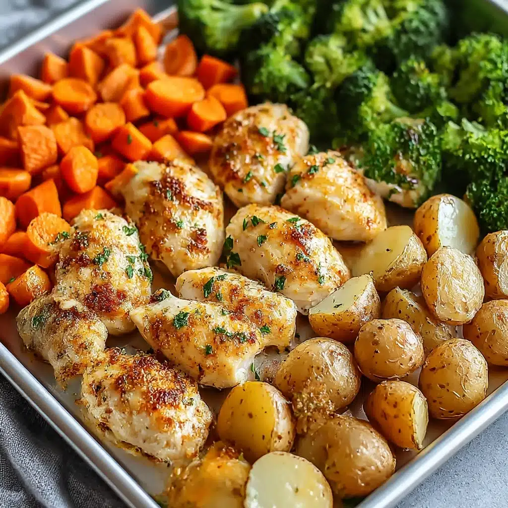 Parmesan Crusted Chicken Sheet Pan Dinner
- Recipe Image