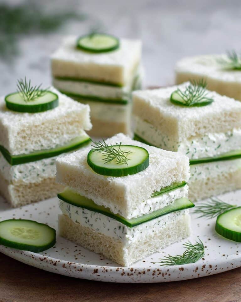 Easy Cucumber Salad Sandwiches Recipe