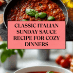 Authentic Italian Sunday Sauce Recipe