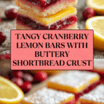 Cranberry Lemon Bars Recipe