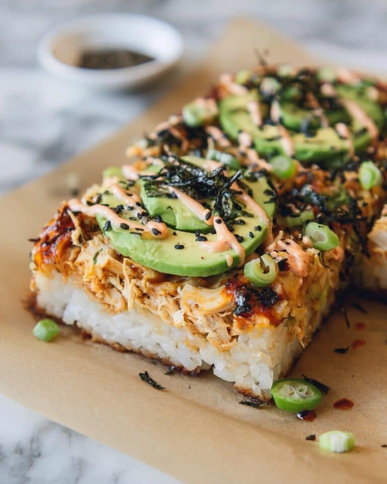 Salmon Sushi Bake Recipe