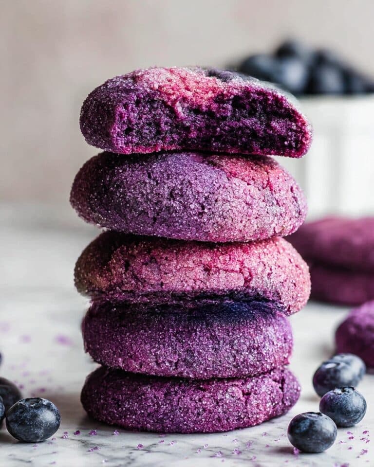 Blueberry Cookies with Homemade Blueberry Sauce Recipe