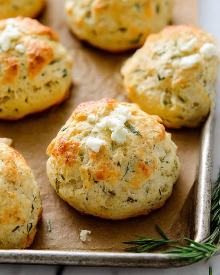 Rosemary Goat Cheese Biscuits Recipe
