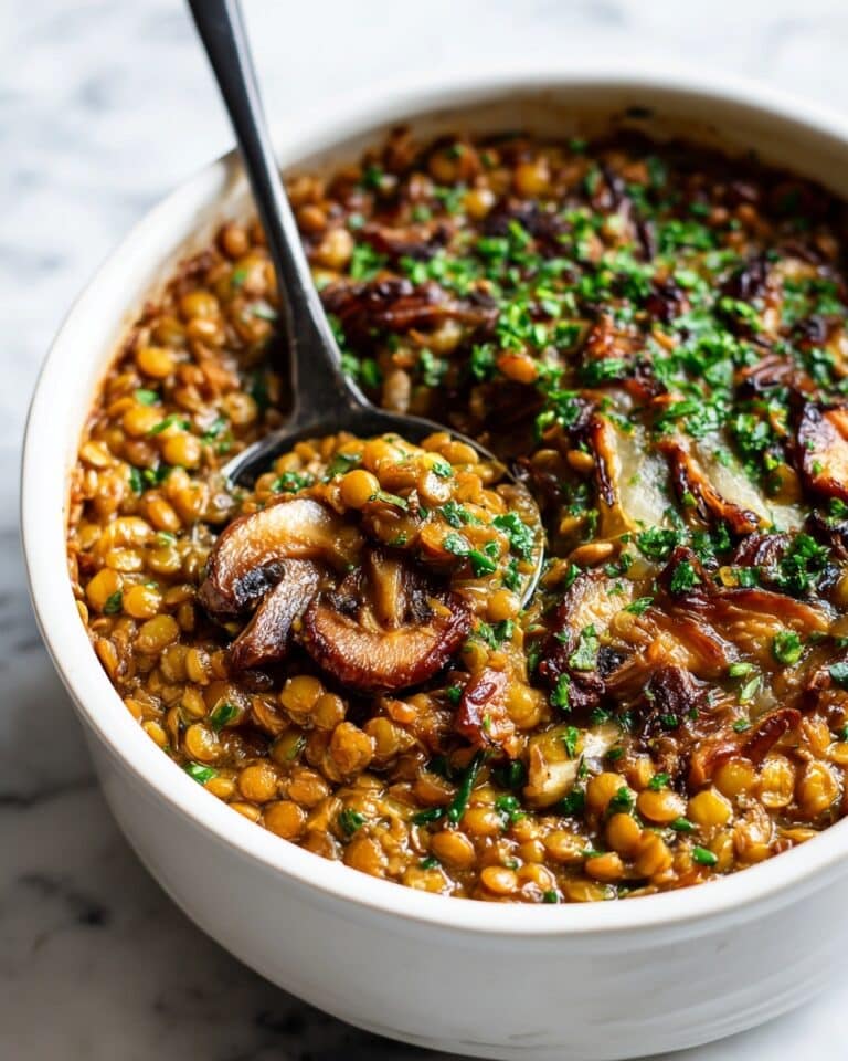 Hearty Vegan Lentil Mushroom Stew Recipe