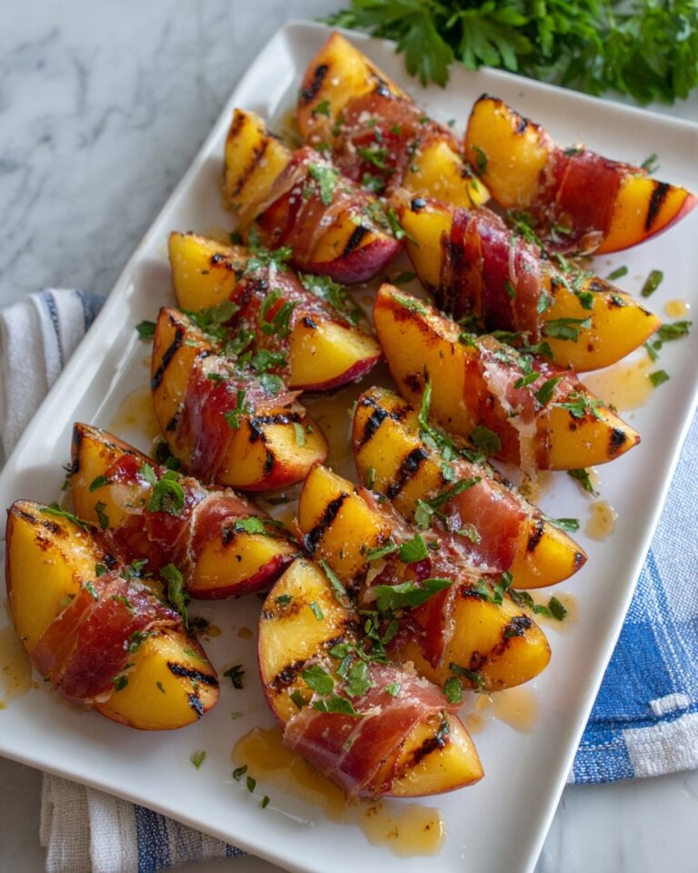 Grilled Apples with Prosciutto and Honey Recipe