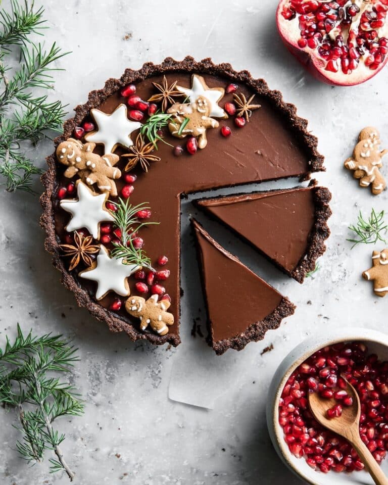 Gingerbread Chocolate Tart Recipe