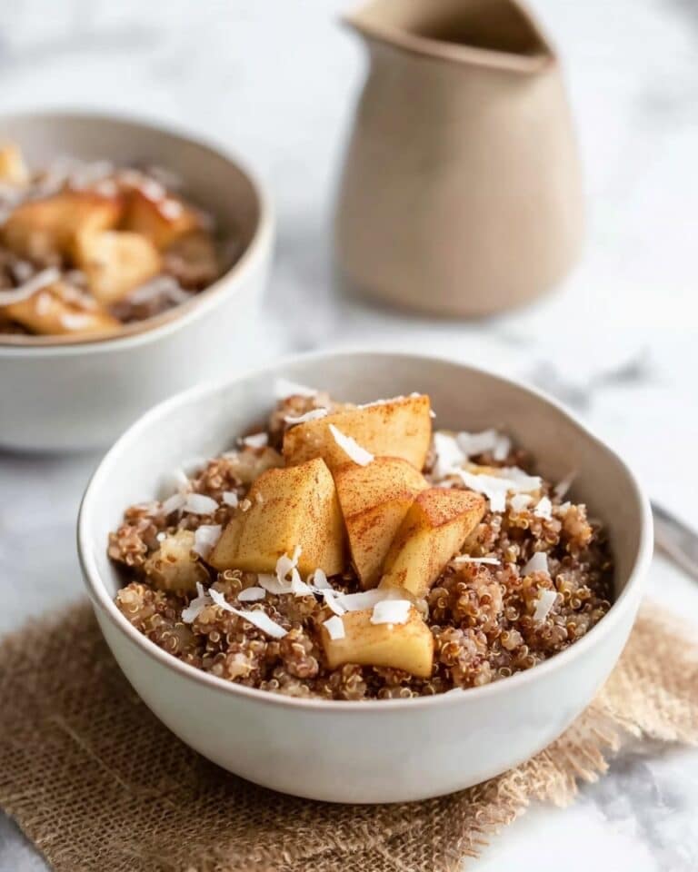 Cinnamon Apple Breakfast Quinoa Recipe