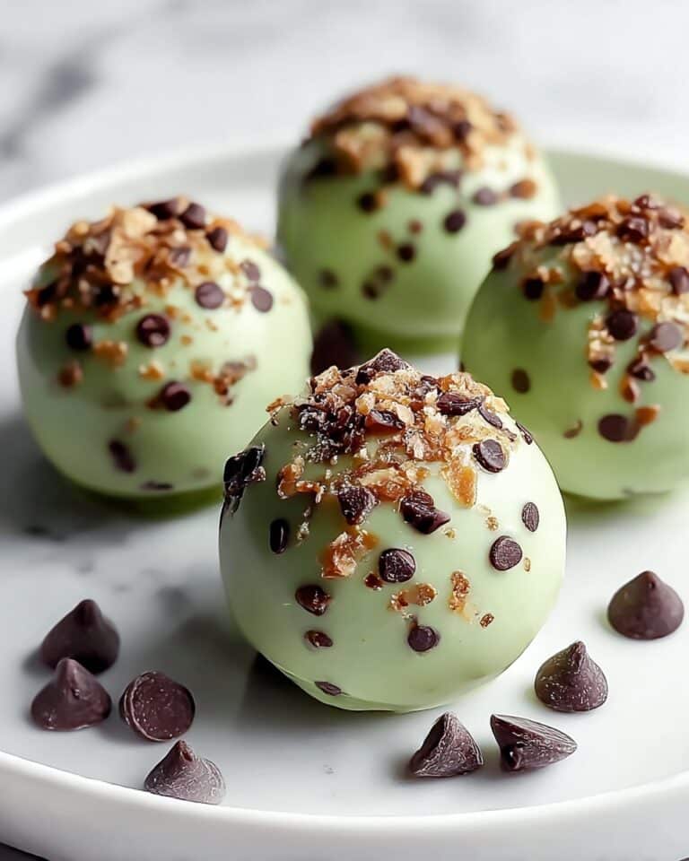 Mint Chocolate Chip Protein Balls Recipe