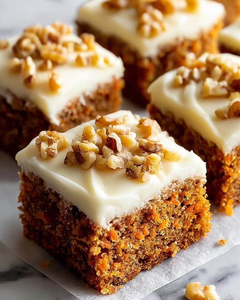 Decadent Carrot Cake Bars with Cream Cheese Frosting Recipe