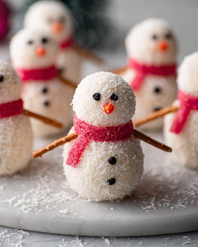 No-Bake Snowman Truffles Recipe