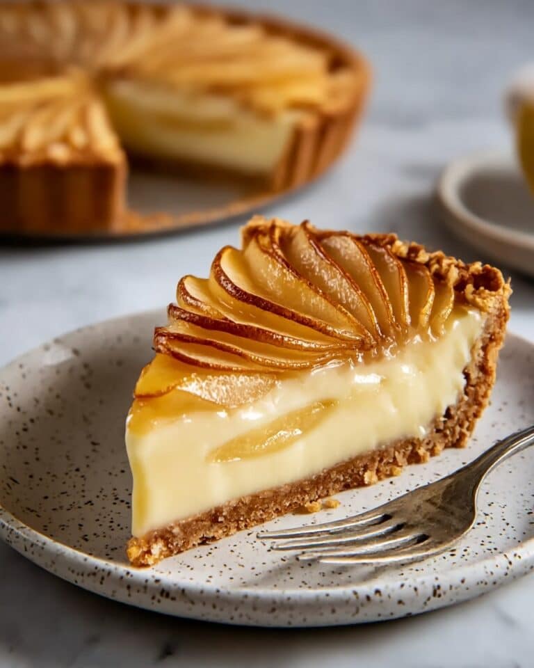 French Custard Pie with Apples (Flan Parisien) Recipe